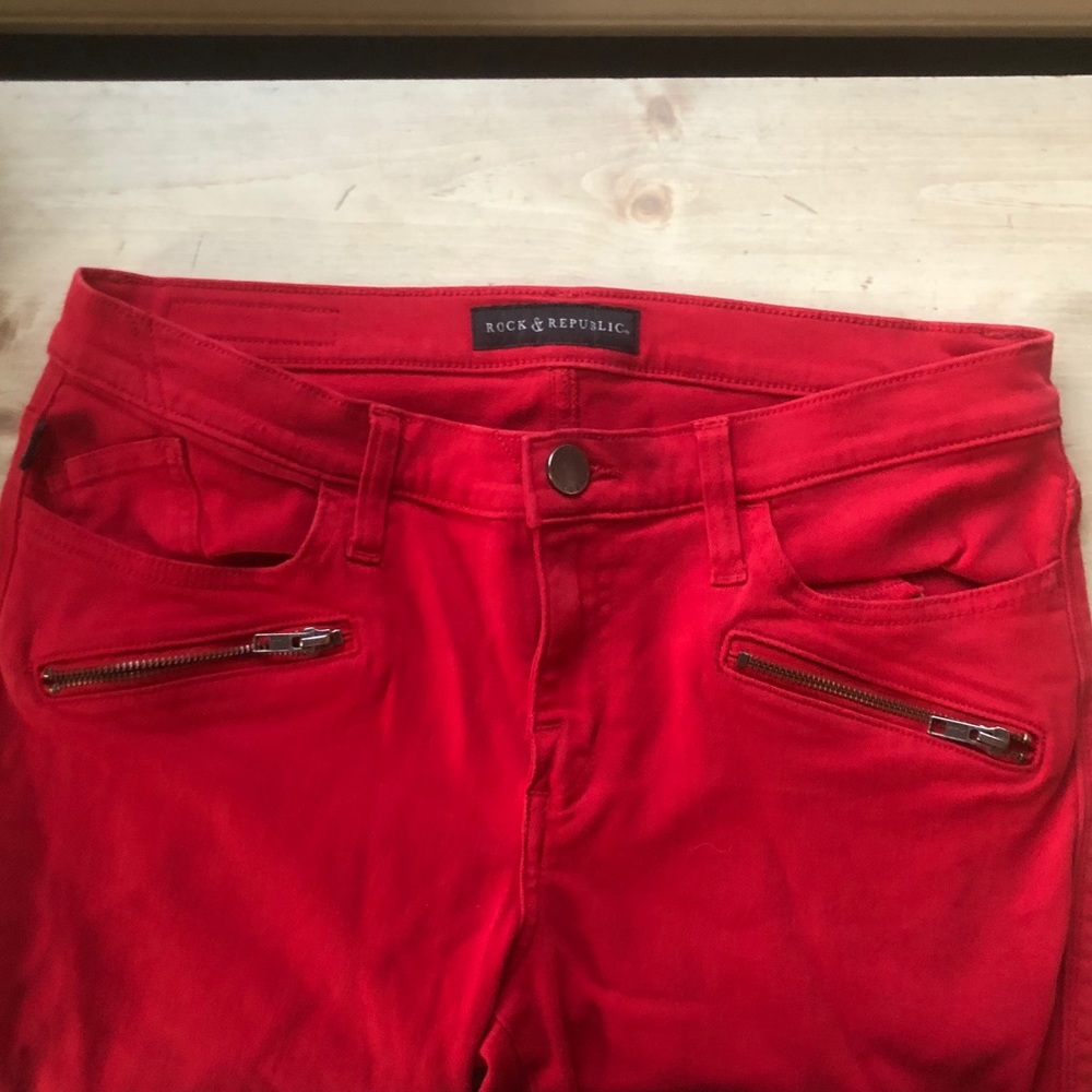 Red pants